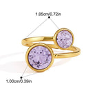 The Lavender Ring Set