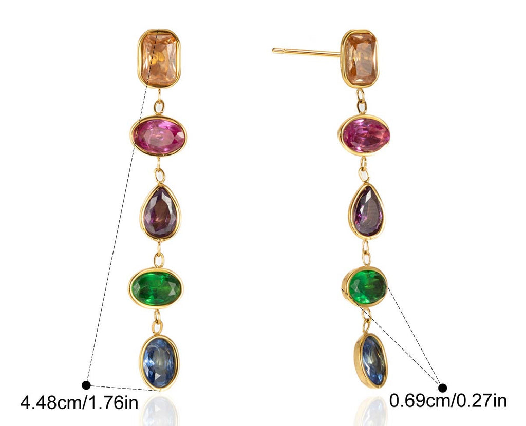 Bella Crystal Danglers