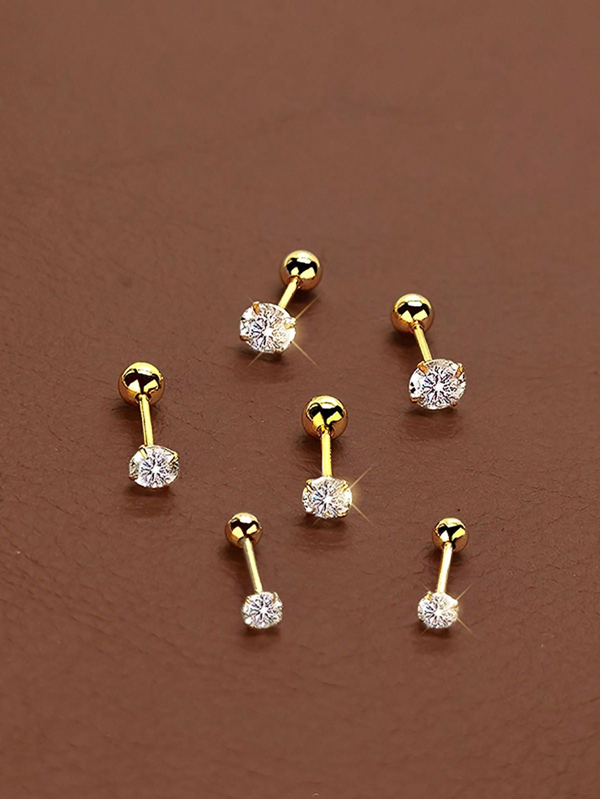 Round back Diamond Studs