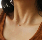 Heart Solitaire Necklace