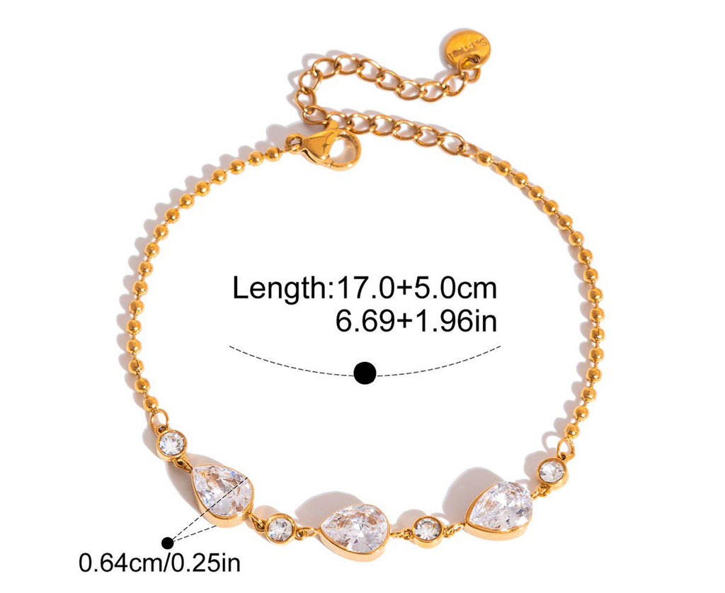 Crystal Drop Bracelet