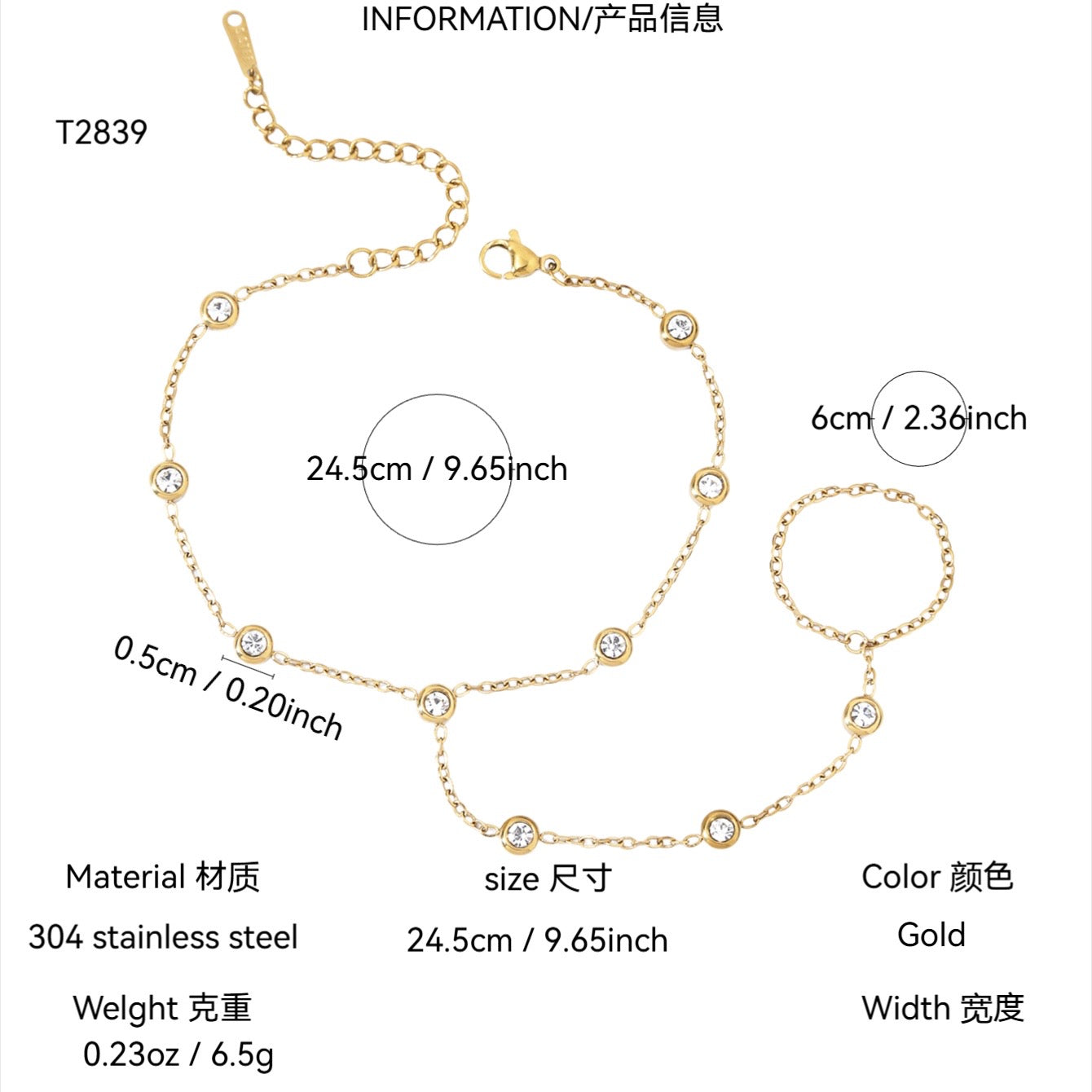 Fiora Hand Chain