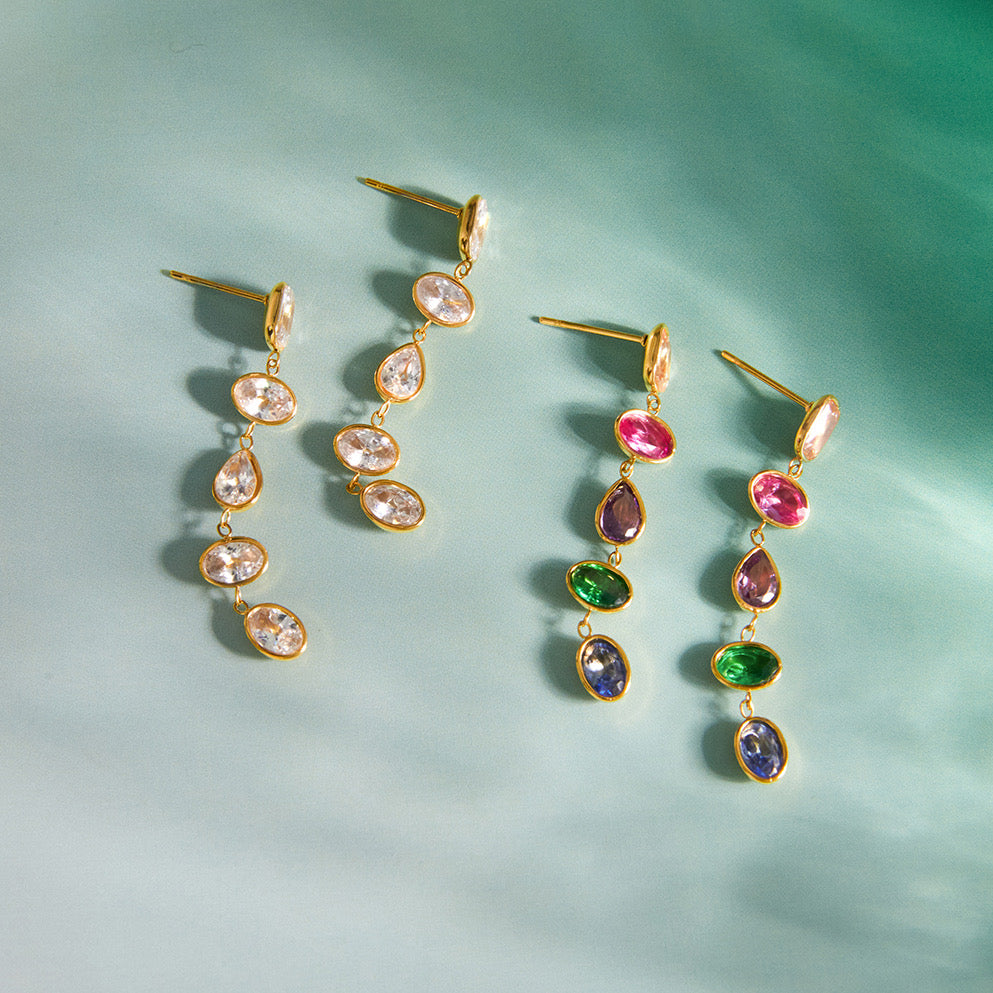 Bella Crystal Danglers