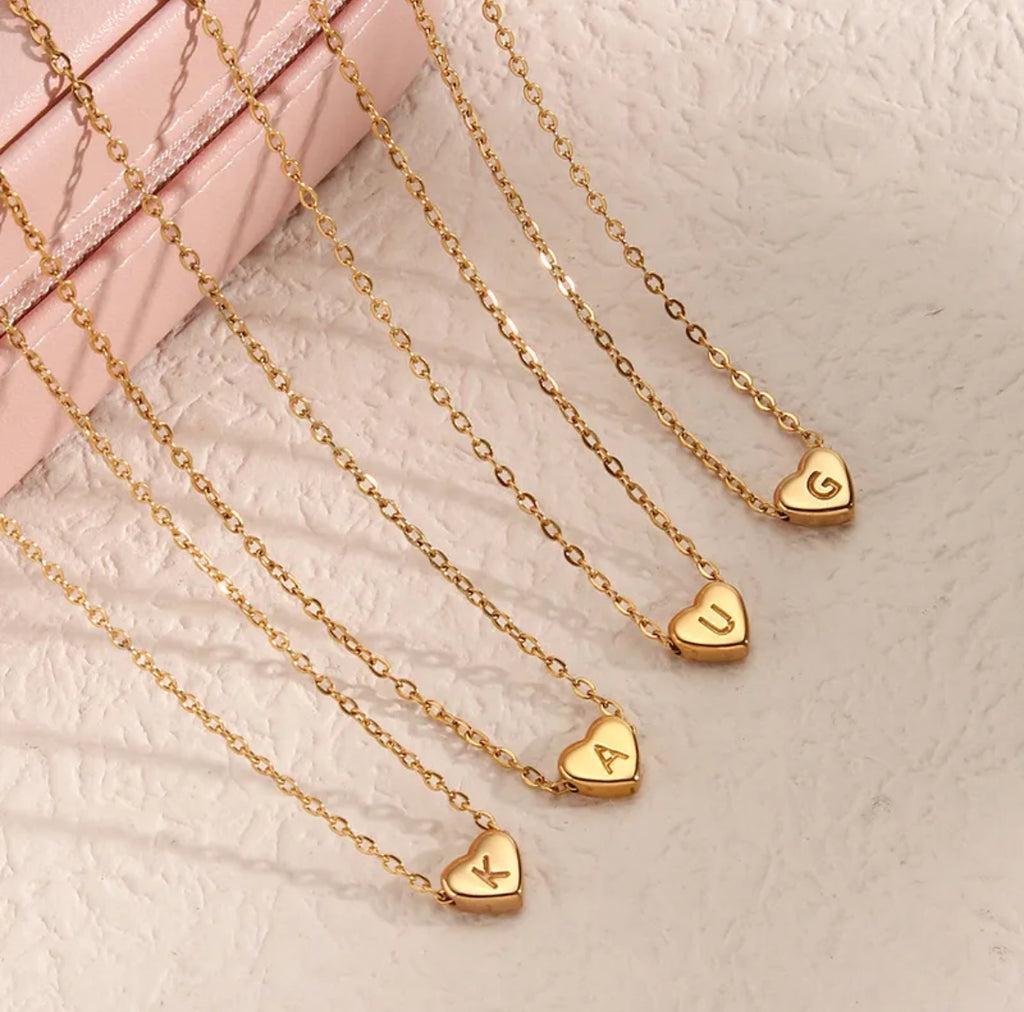Initial Heart Necklace
