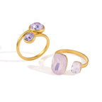 The Lavender Ring Set