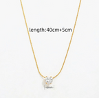 Heart Solitaire Necklace