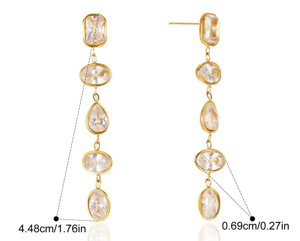 Bella Crystal Danglers