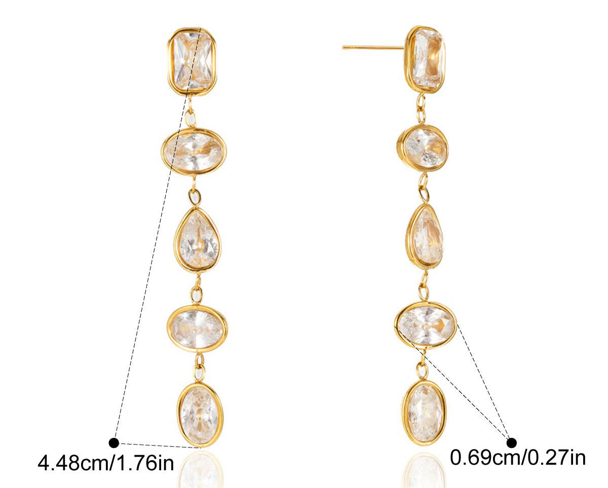 Bella Crystal Danglers