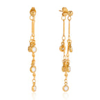 Crystal Drop Chain Earrings