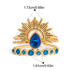 Iris Blu Ring stack