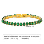 Chloe Emerald Bracelet