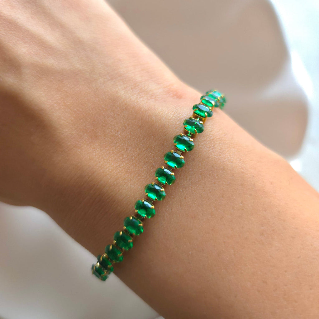 Chloe Emerald Bracelet